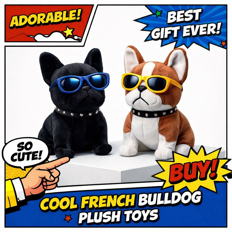 Cool French Bulldog – Peluche Design