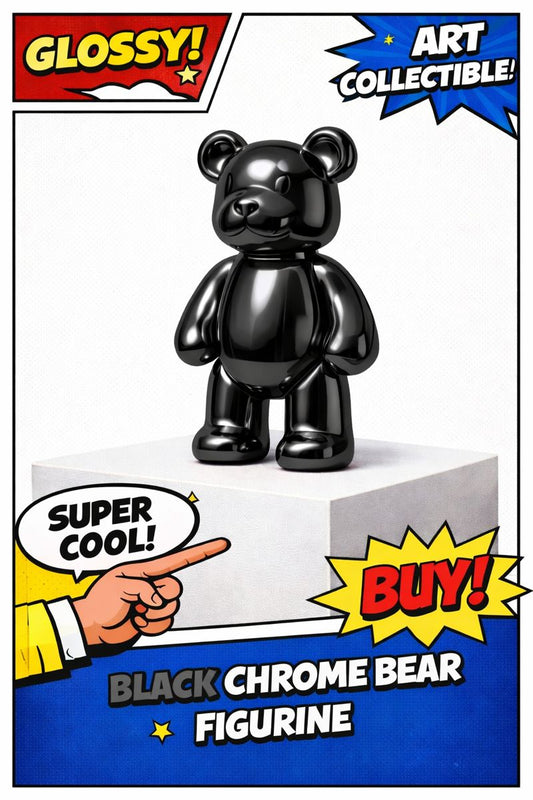Chrome Bear – Figurine Art Collectible